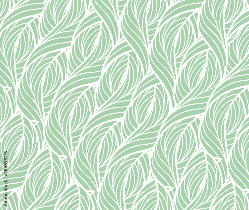 seamless pattern with leaves