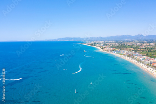 Spain, Salou Beach. Travel Paradise