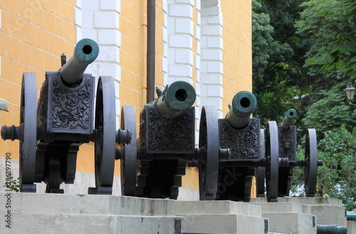 Artillery cannons