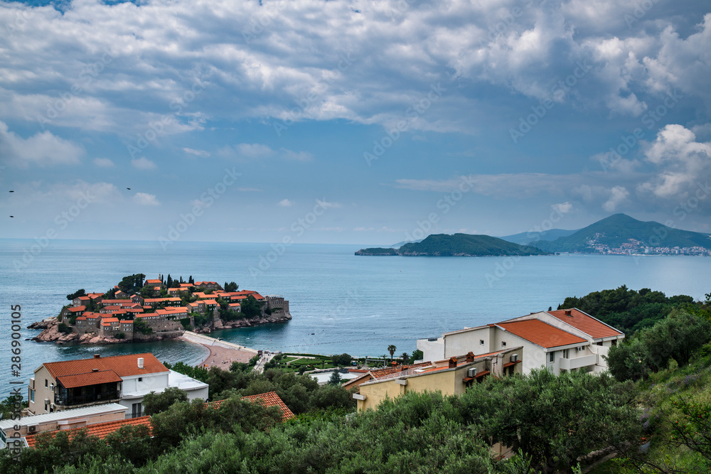 Part of the Montenegro Coast, Overlooking the Adriatic Sea