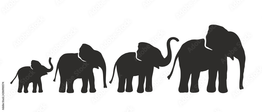 Elephant Silhouette Clip Art