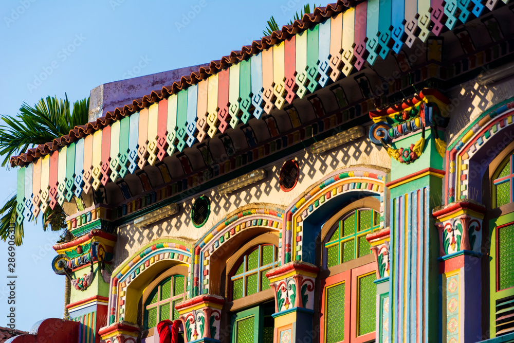 Tan Teng Niah's colourful house in Little India, Singapore