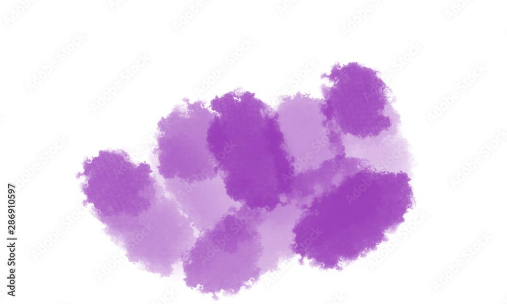 Watercolor blots. Colourful paint stains. Abstract colored background. A palette of watercolor stains.
