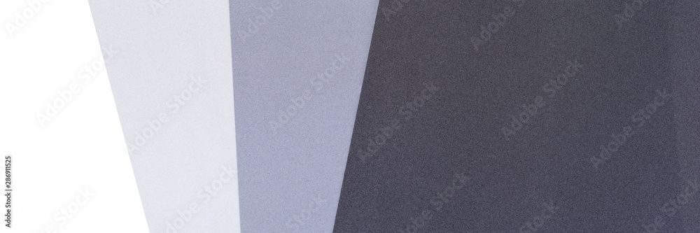 Gray panoramic background. Three separate shades of the gray Gray panoramic background. Three separate shades of the gray