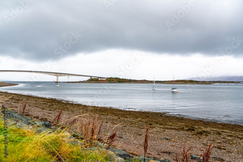 Boats under Dramatic Sky 