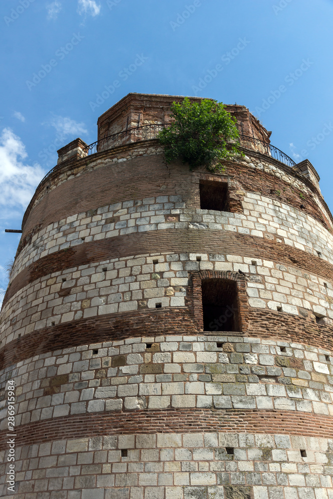 Tower of Macedonia in city of Edirne, Turkey