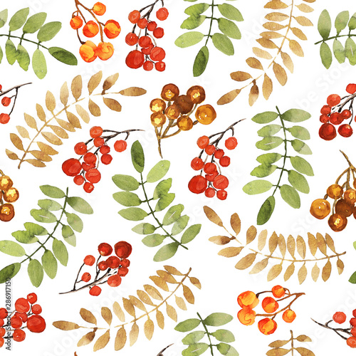 watercolor Christmas pattern