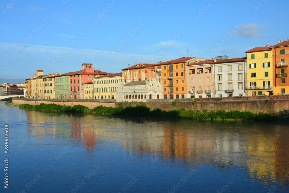 Vieille Ville de Pise Toscane Italie