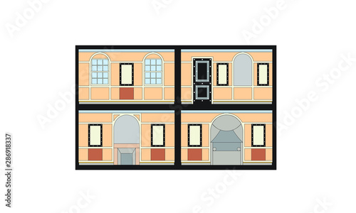 Rendering of the Mansion Malmaison, Paris, France.