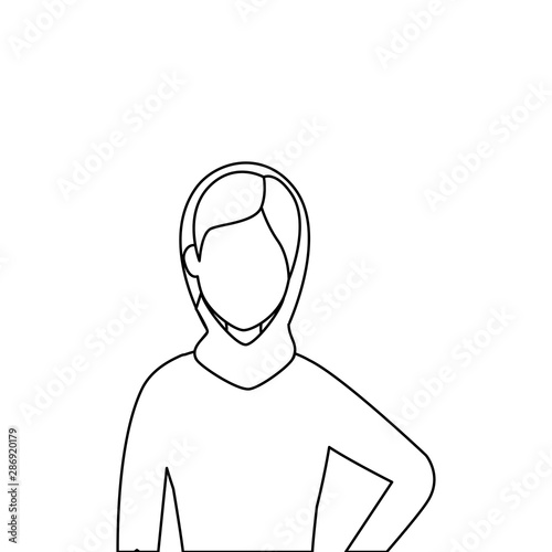 islamic woman with traditional burka