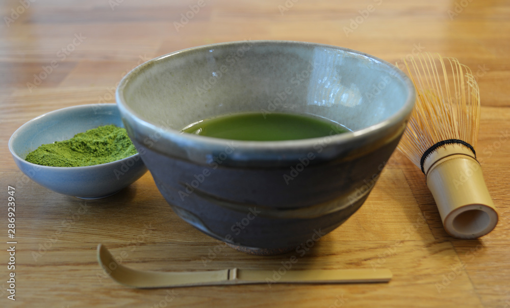 Japanese Matcha Green Tea, Handmade Matcha Bowl, and Accessories Japanese Matcha Green Tea, Handmade Matcha Bowl, and Accessories