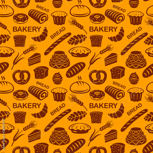  bakery seamless pattern