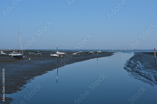 Foto plage d'andernos a maree basse