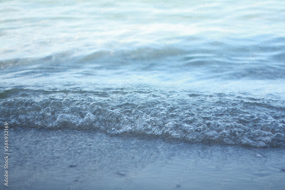 The surf on the coast of the Black Sea The surf on the coast of the Black Sea