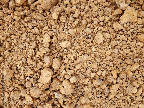 ground, soil, clay dried in the sun.