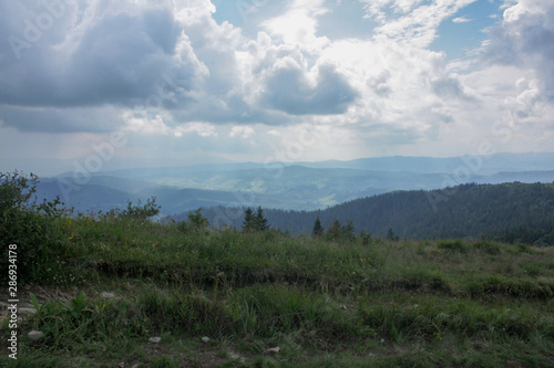  Carpathian landscapes. Meadows, hills, forests and mountains of the Carpathians. © Tora Stark