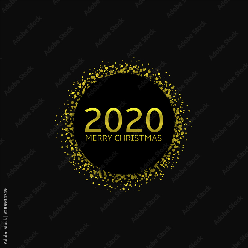 Fototapeta premium 2020 happy new year
