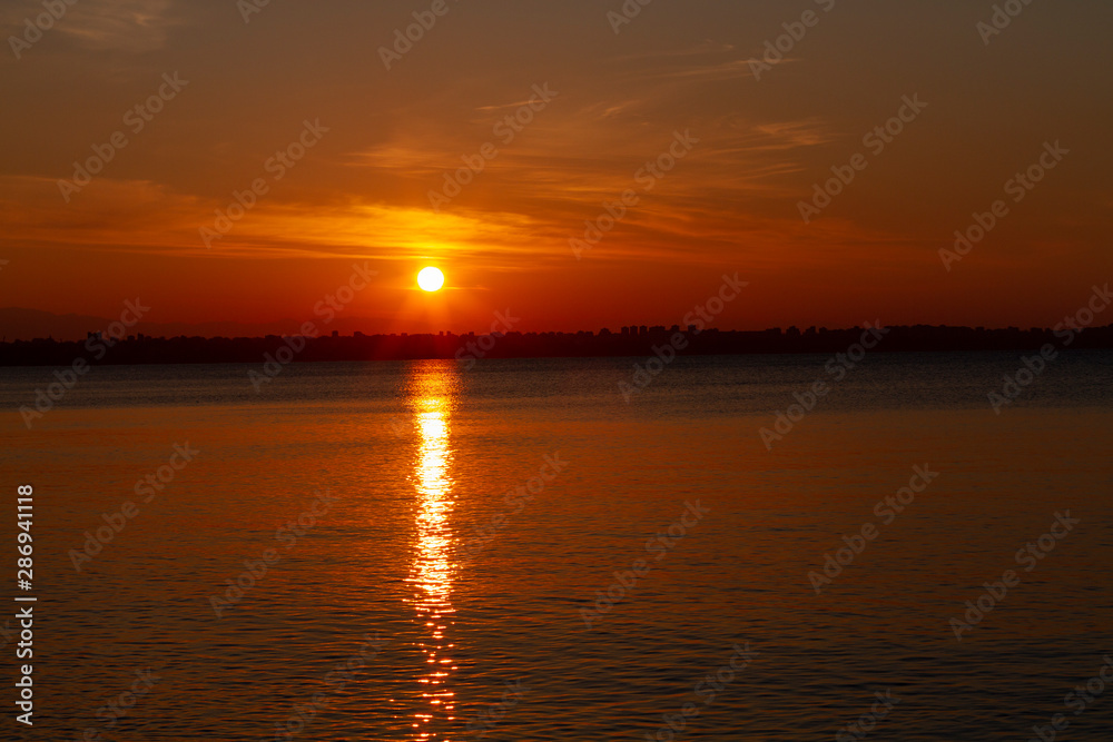 Sunrise at the beach