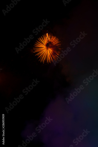 fireworks on night sky