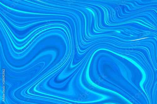 Illustration, blue, white lines. Abstraction concept.