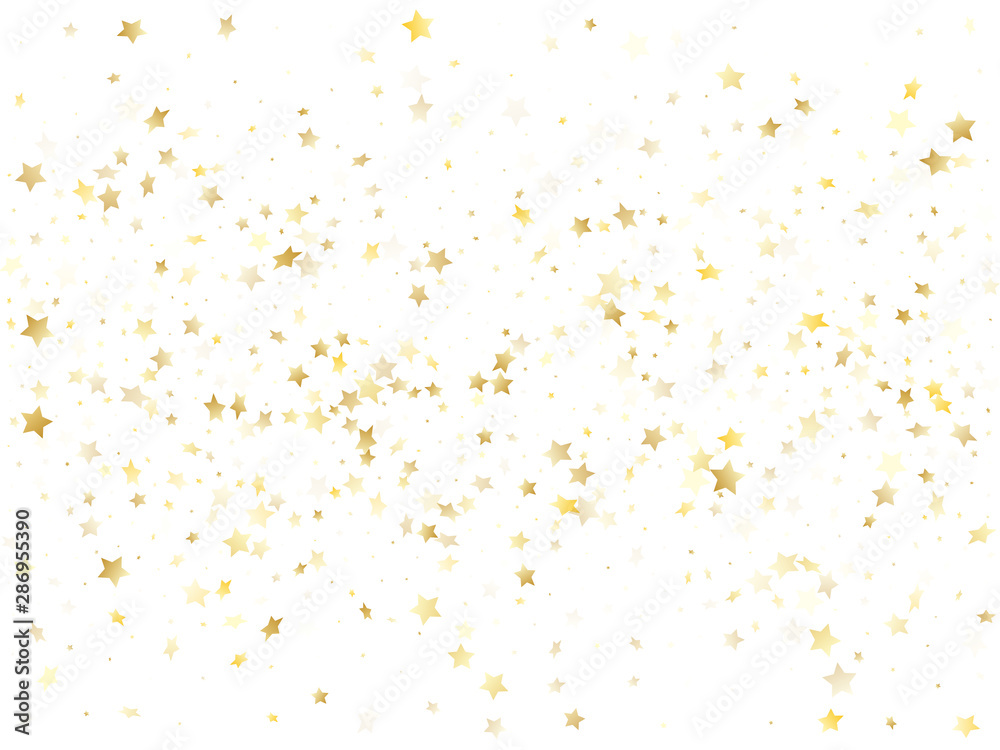 Flying gold star sparkle vector with white background. Flying gold star sparkle vector with white background.