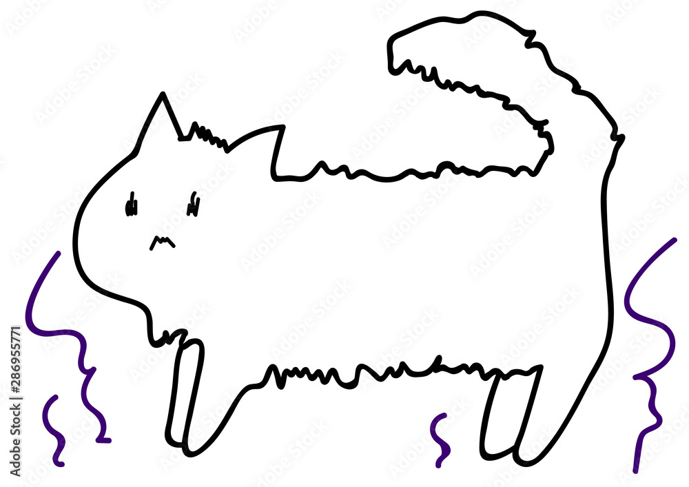 揺れるネコ 揺れるネコ