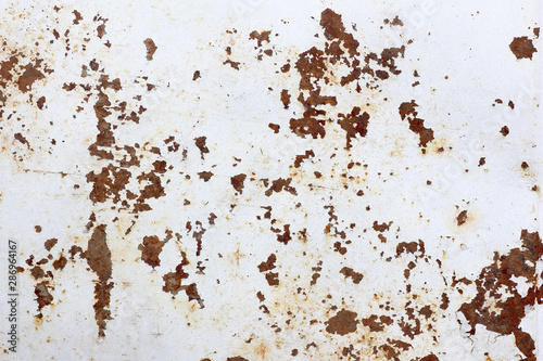 Old grunge rust metal panel texture background