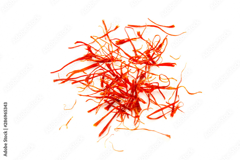 Naklejka premium Spices. Saffron - Studio