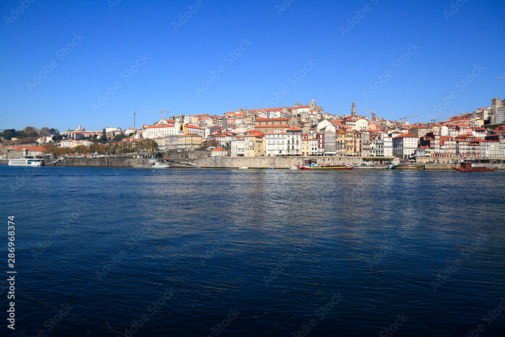Panoramic view of old town of Porto, Portugal Panoramic view of old town of Porto, Portugal