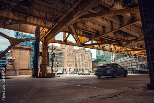 Chicago Downtown street view