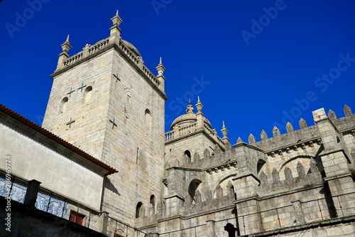 The Porto Cathedral (Cathedral of the Assumption of Our Lady) or Sé do Porto, Porto, Portugal