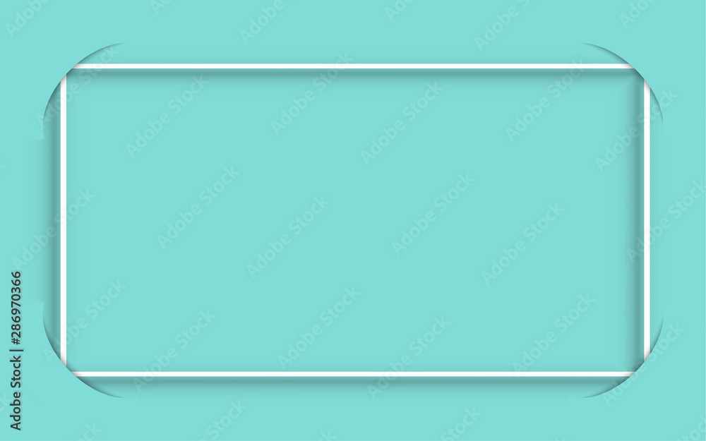 white frame on green background white frame on green background