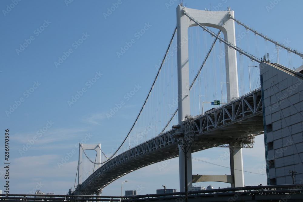 Obraz premium レインボーブリッジのある風景