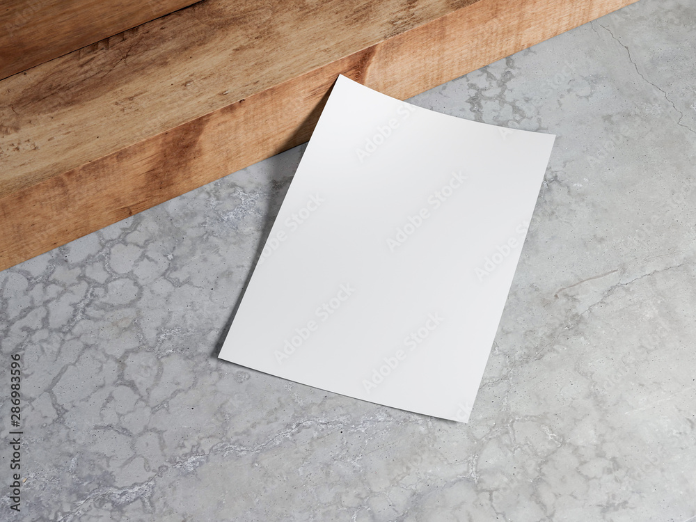 White Paper on the Floor · Free Stock Photo