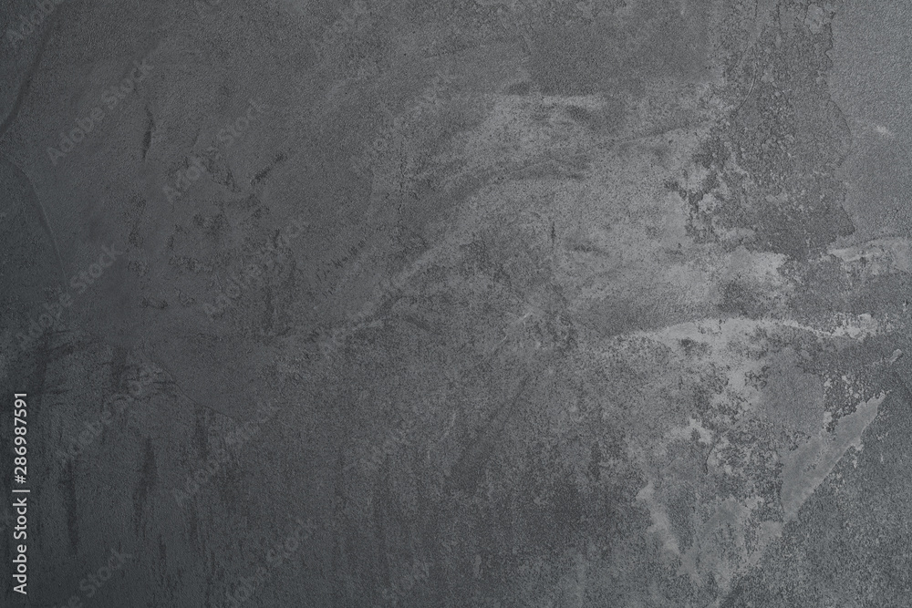 texture of dark gray wall with decorative plaster concrete effect Stock  Photo | Adobe Stock