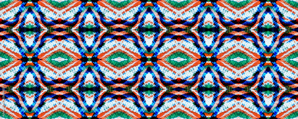 Ikat Seamless Pattern. Ikat Seamless Pattern.