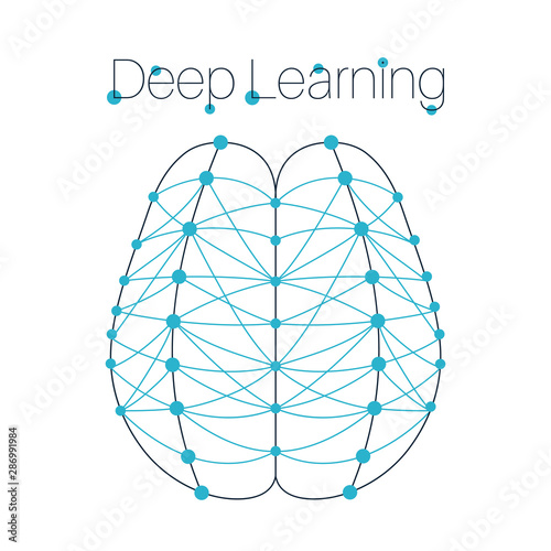 Artificial brain formed by neural network.