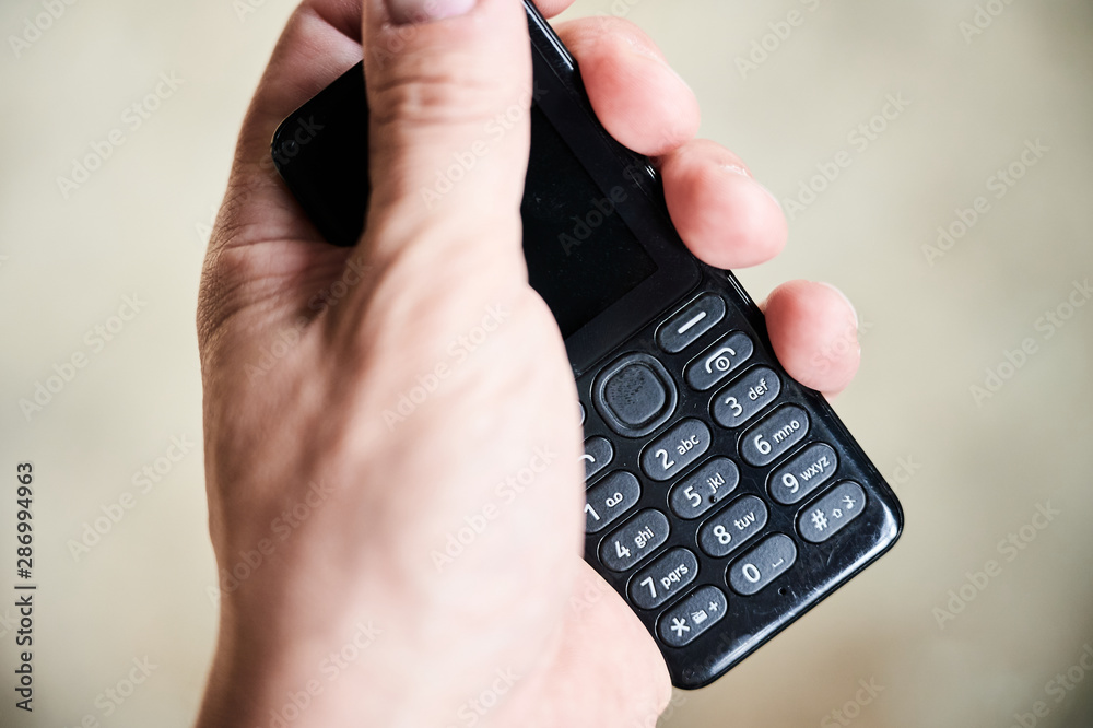 hand with mobile phone isolated on white background hand with mobile phone isolated on white background