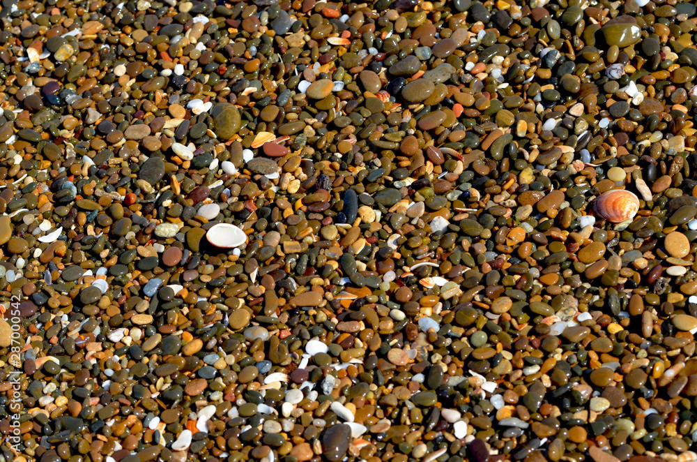 Sea stones background , Mediterranean sea, photo Sea stones background , Mediterranean sea, photo