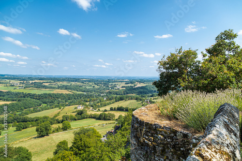 Tableau sur toile panorama limousin