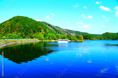 Obersee mit Paulushof-Absperrdamm, Rurtalsperren photo