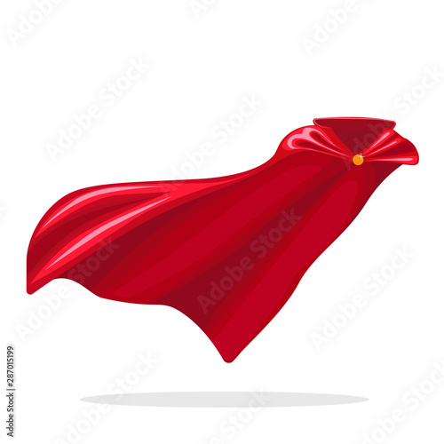 Red hero cape.  photo