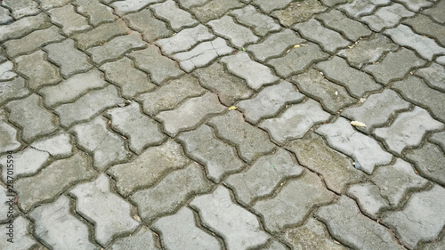 Cement block floor texture background