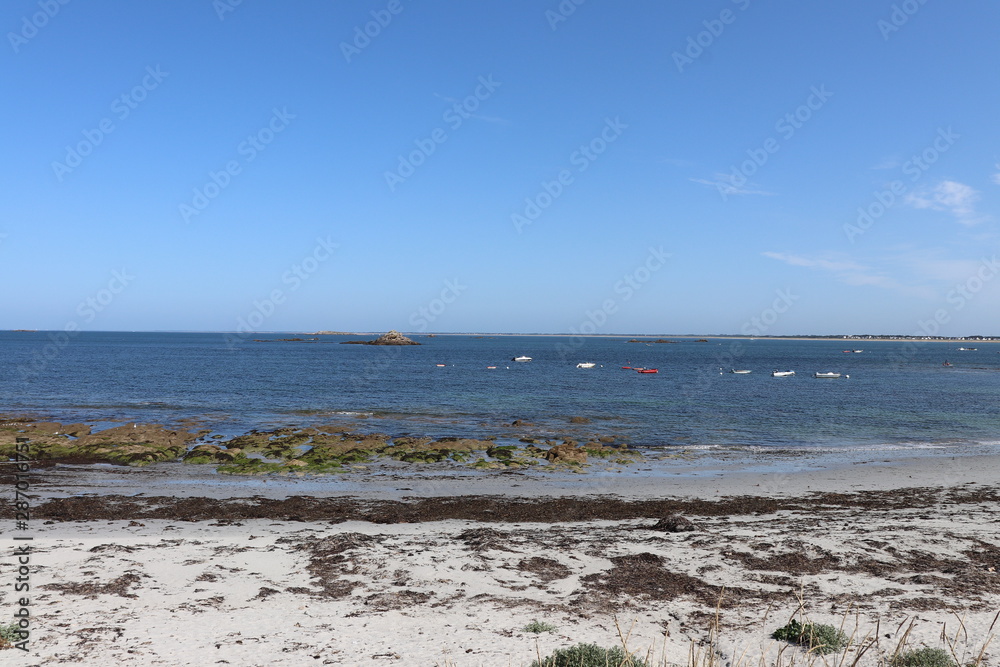 La côte sauvage - Littoral de la presqu'île de Quiberon - Département Morbihan - Bretagne - France