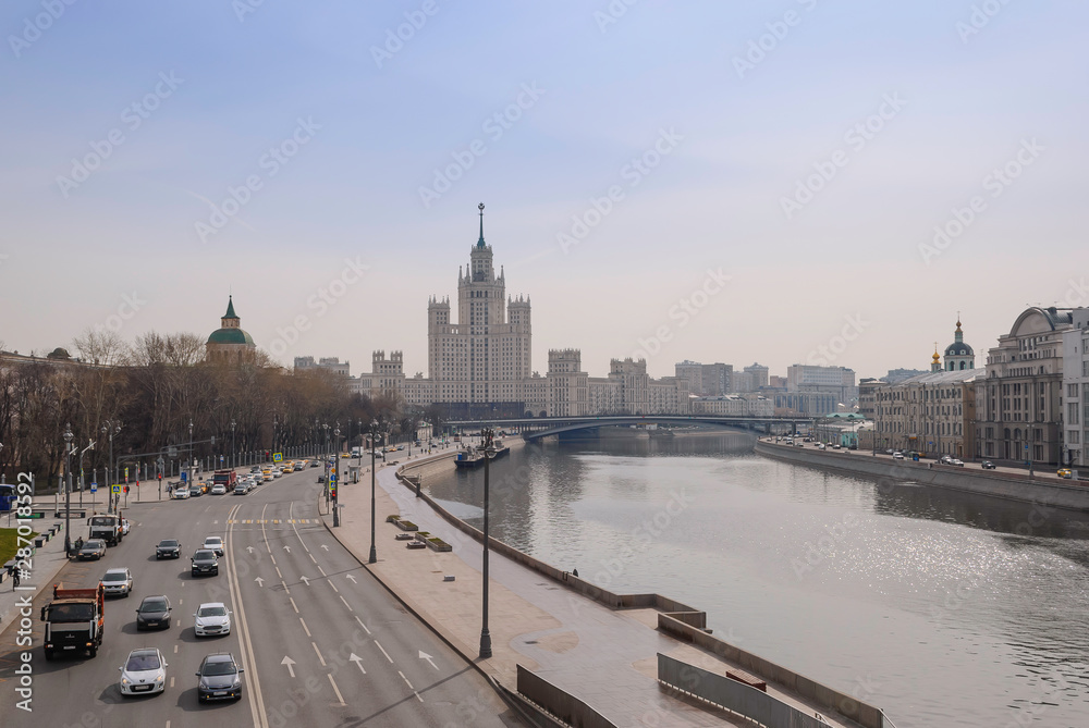 Obraz premium moscow river