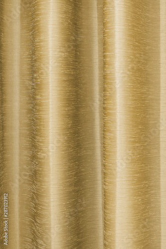 Shinny gold golden metallic color silky fabric texture drapery curtain background