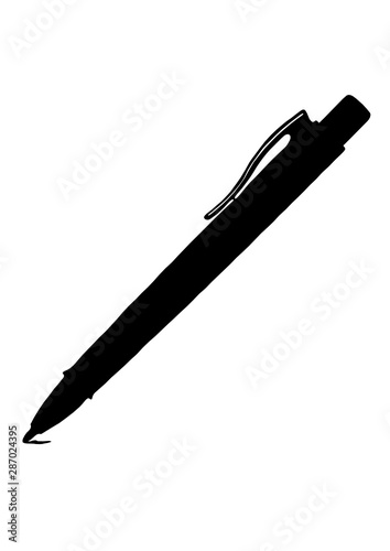 Kugelschreiber SVG Vektor pen Silhouette
