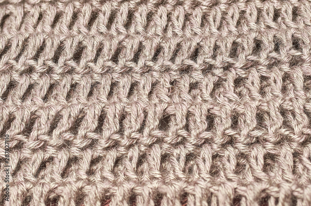 texture pattern of hand knitting large