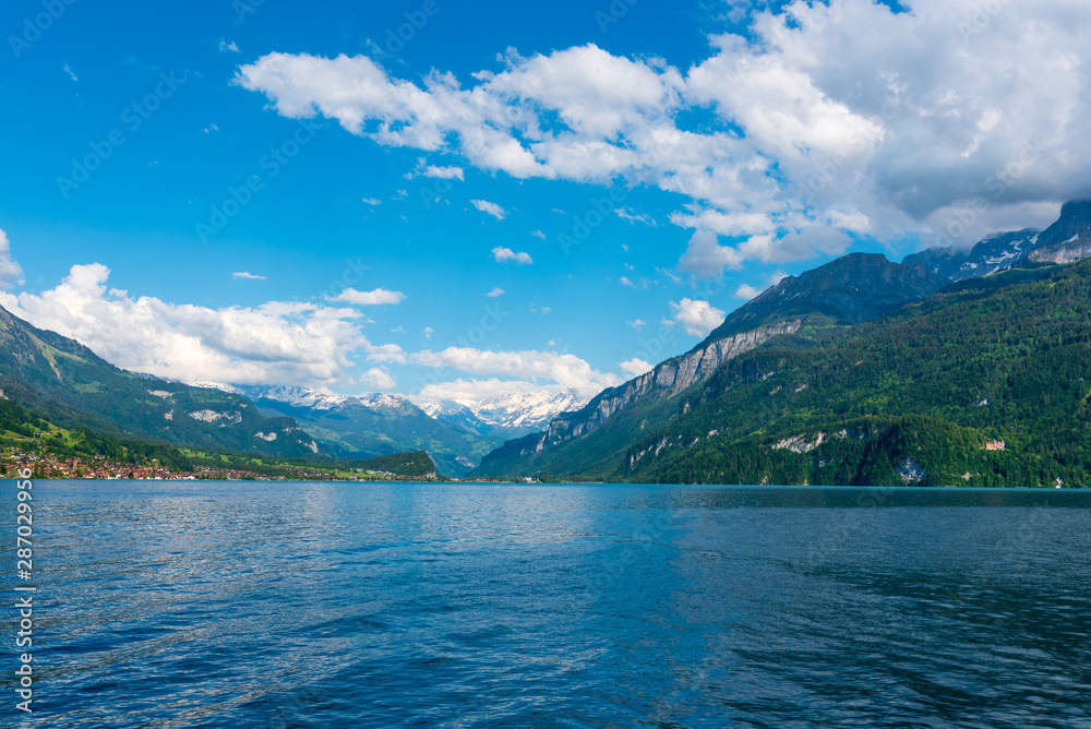 Lake Brienz with a view of Brienz Lake Brienz with a view of Brienz