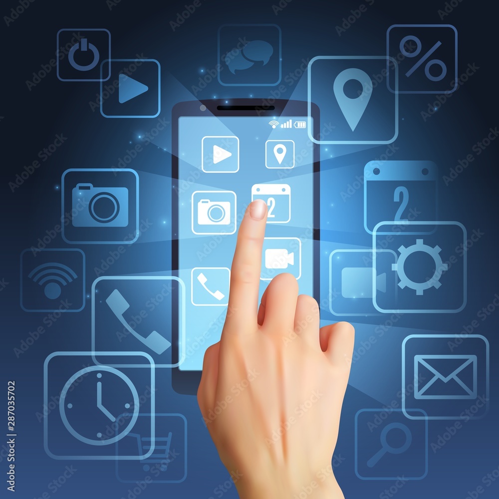 Multimedia icons hand illustration Multimedia icons hand illustration